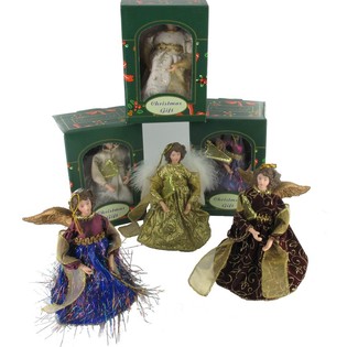DECORAZIONI ANGELI DI NATALE (24 pz.)