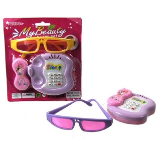 OCCHIALI DA SOLE CON TELEFONO GIOCATTOLO (6 pz.)