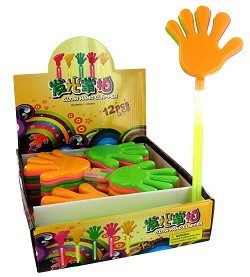 Manine di Plastica Sonore Luminose Glow Stick (12 pz)