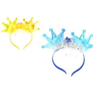 CERCHIETTO CON CORONCINE LUMINOSE (12 pz.)