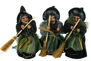 STREGHE DECORATIVE 12 CM (6 pz.)