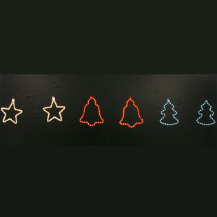 LUCI DI NATALE CON FIGURE