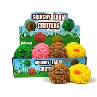 Squishy Animali della Fattoria Luminosi (12 pz.)