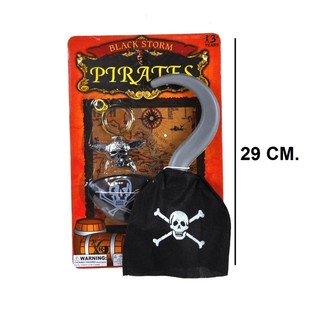 Set PIRATA - BLACK STORM (6 pz.)