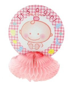 Decorazione Tavolo Nascita - Rosa Neonato (12 pz.)
