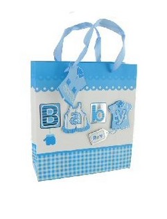 Sacchetto Regalo Nascita - Celeste Baby (12 pz.)