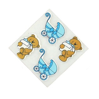 Adesivi Decorativi - Celeste / Blu Neonato (Set da 20)