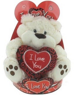 Grande Orsacchiotto di Peluche 'I Love You' (2 pz.)