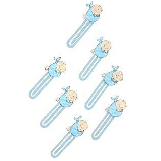 Segnalibro Piccolo Neonato - Blu (12 pz)