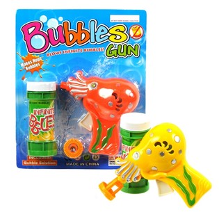 PISTOLA SPARA BOLLE DI SAPONE SU CARD (6 pz.)