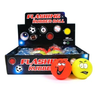 Pallina Rimbalzina Luminosa Divertente in Display (12 pz.)