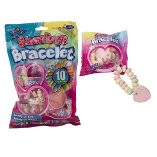 Braccialetti di Caramelle - Busta da 10 pezzi 12g (Set da 12 Buste)