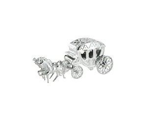 Piccola Carrozza di Nozze Decorativa (12 pz) - Decorazione Matrimonio all'Ingrosso