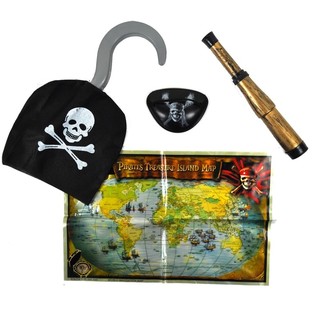 Set da gioco pirata 4 pezzi (24 pz.)