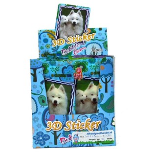 ADESIVO 3D CON CHEWING GUM (36 pz.)
