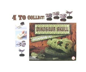 Kit di Scavo per Cranio di Dinosauro (12 pz.)