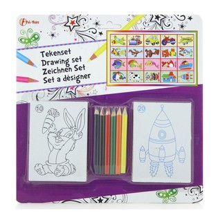 Set da disegno su cartoncino (11 pz.)