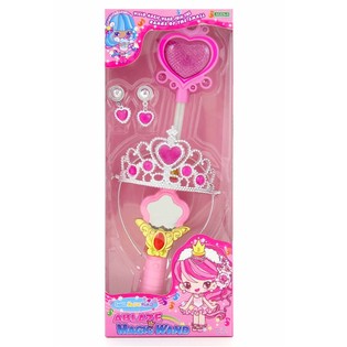 Bacchetta magica con gioielli in scatola con finestra (2 pz.)