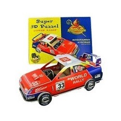 SUPER PUZZLE 3D "WORLD RALLY" (6 pz.)