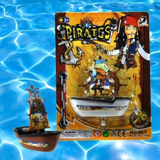 PICCOLA BARCA DEI PIRATI A CARICA (12 pz.)