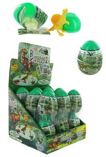 Uovo Sorpresa con Dinosauro e Caramelle (18 pz.)