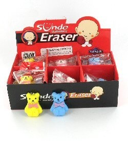 GOMMA PER CANCELLARE A FORMA DI GATTO (30 pz.)