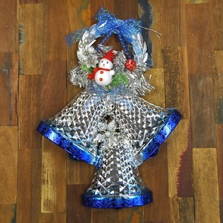 Grande Appendino per Porta con Campane di Natale (2 pz.)