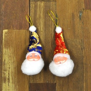 Piccole Teste di Babbo Natale (24 pz.)