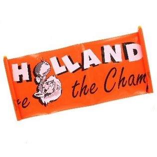 Striscione Calcio Coppa del Mondo 'We Are the Champions' (36 pz.)
