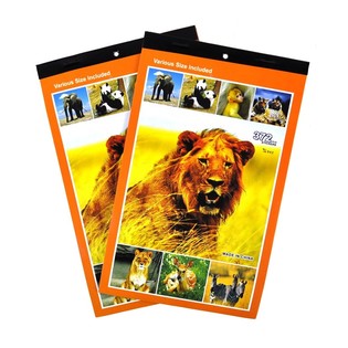 Libretti di Adesivi Animali Selvaggi (12 pz.) - SALDI (Adesione limitata !)