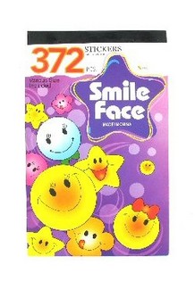 Libretti di Adesivi Modello: Faccine Sorridenti (12 pz.)