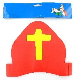 Mitra di San Nicola in Gommapiuma (12 pz.)