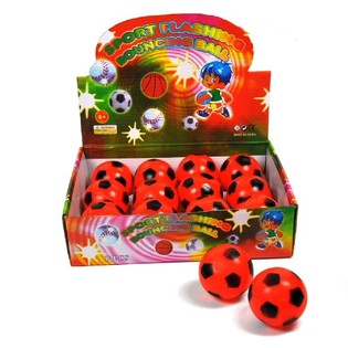 Palline Rimbalzine Calcio Luminose Mondiali (12 pz.)