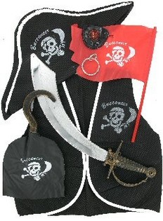 Set di Travestimento da Pirata (Confezione da 2)