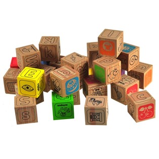 26 BLOCCHI IN SCHIUMA MORBIDA EFFETTO LEGNO (6 pz.)