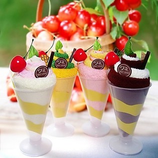 ASCIUGAMANO A FORMA DI SORBETTO (Set da 2)