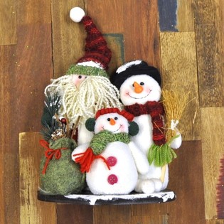 FAMIGLIA DI DECORAZIONI NATALIZIE DI LUSSO (1 pz.)