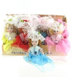 PICCOLE BAMBOLE DI PORCELLANA - MODELLO 3 (12 pz.)