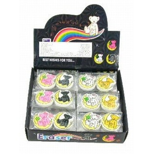 GOMME DA CANCELLARE ORSO SULLA LUNA (30 conf. da 2 pz)