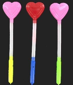 Bastoncino Luminoso LED Modello Cuore (10 pz)