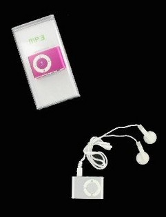 Lettore MP3 con Auricolari - 4GB (Colori Assortiti)