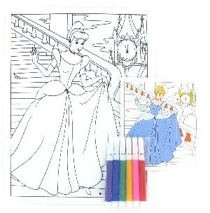 Quadretti da colorare con pennarelli (12 pz.)