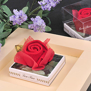 Asciugamano a Forma di Rosa (3 pz.)