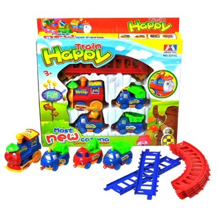 TRENINO GIOCATTOLO CON BINARI (2 pz.)