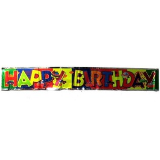 STRISCIONE HAPPY BIRTHDAY (15 pz.)