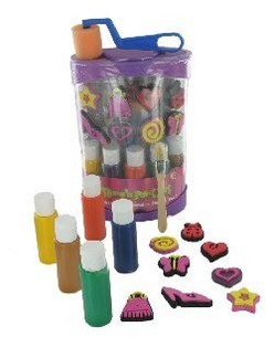 Kit Timbri e Pittura per Bambine - Modello 2