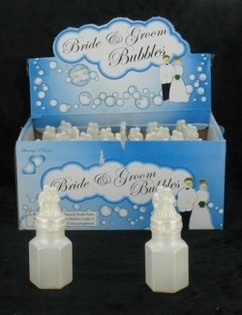 Bolle di Sapone per Matrimonio - Modello Sposi (24 pz.)