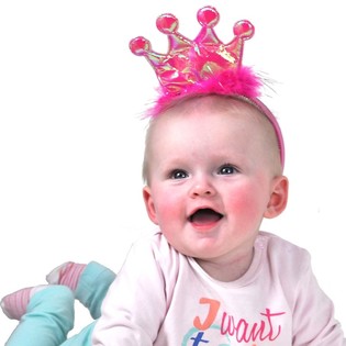 CERCHIETTO CON CORONCINA E LUCE (12 pz.)