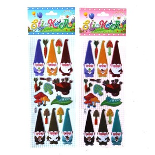 Fogli di Adesivi Gnomi (2x20 pz.)