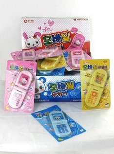 Gomme a forma di cellulare in espositore (36 pz.)